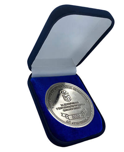 Срібна медаль "Укрпиво"